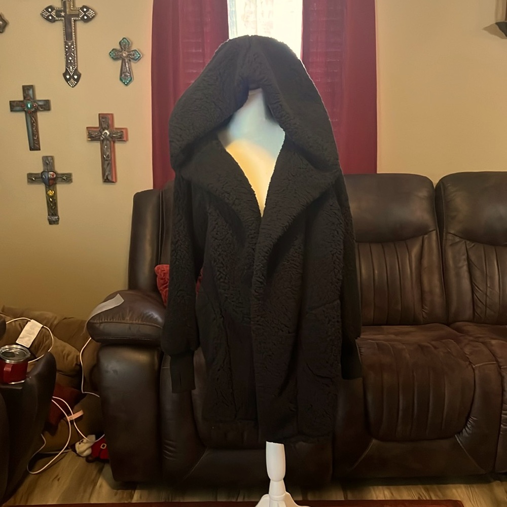 Oversized Sherpa Hoodie